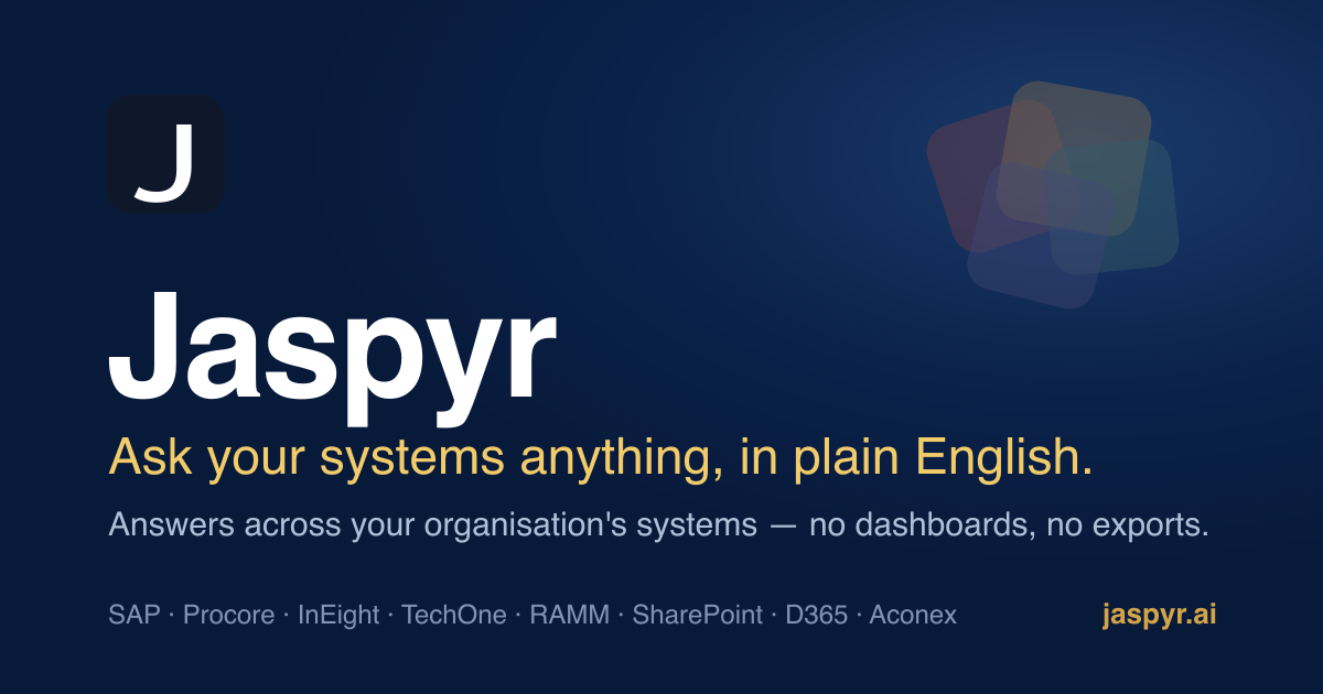 Jaspyr — Ask your systems anything, in plain English